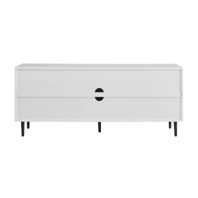 147-cm-TV-Schrank im modernen Stil mit Türen in Buchmatch-Optik