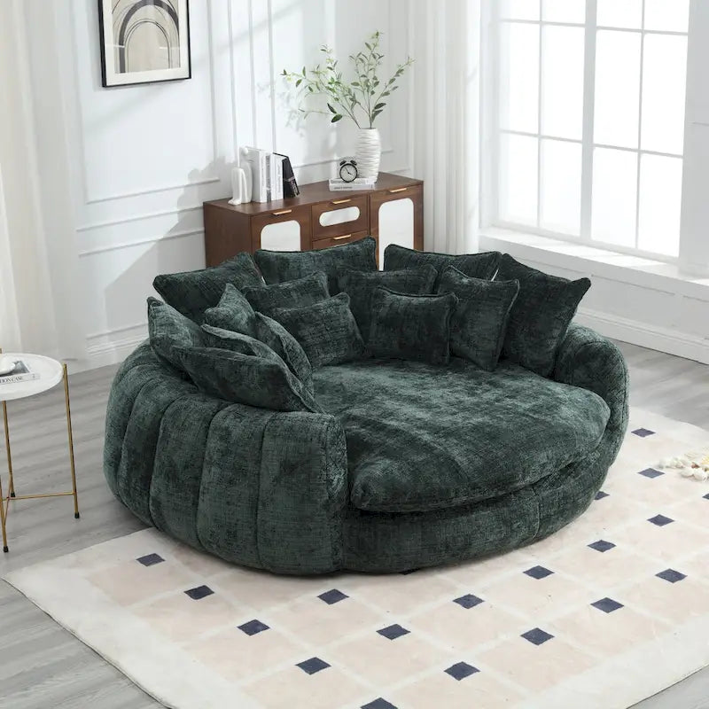 Cómodo sofá cama doble Loaf, sofá cama extragrande con reposabrazos