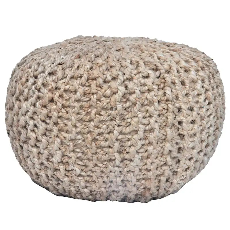 Olivia Jute Handmade Pouf