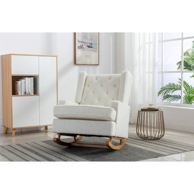 Sillón mecedor cómodo y decorativo para la sala
