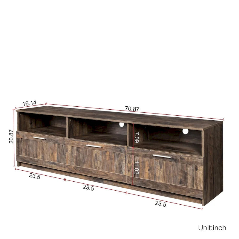 Moderner minimalistischer TV-Schrank, 80-Zoll-TV-Ständer