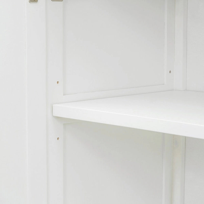 Credenza a 4 ante con ampio spazio contenitore e ripiani regolabili