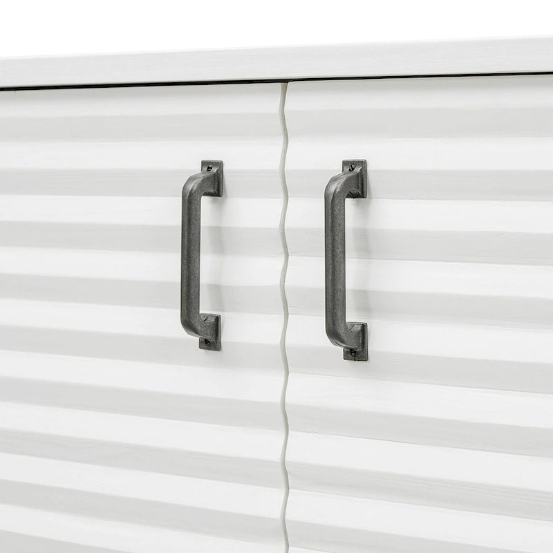 Credenza a 4 ante con ampio spazio contenitore e ripiani regolabili