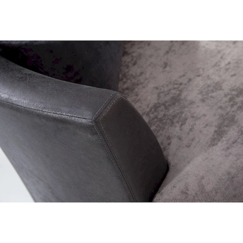 Sillón barril giratorio extragrande con cojines decorativos