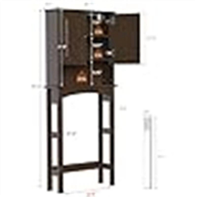 Toiletten-Aufbewahrungsschrank - 8.2D x 26.7W x 66.5H